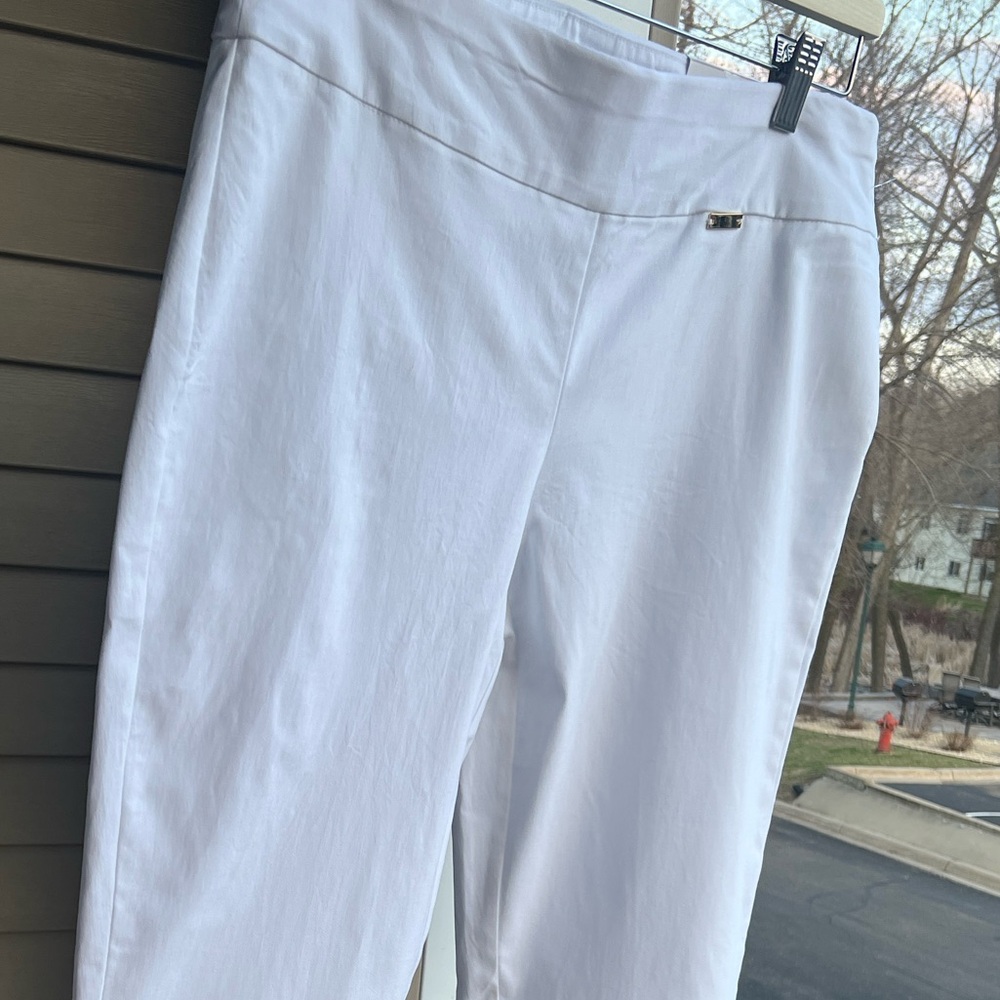 🆕 I.N.C. International Concepts White Women's Skinny Pants - Size 12 - Picture 5 of 10